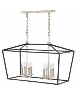 Hinkley  3534BK  Stinson Linear Chandelier